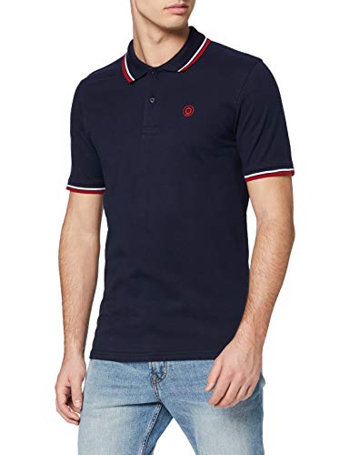 Jack & Jones JJENOAH Polo SS Noos Camisa, Azul Marino, XXL para Hombre Jack & Jones JJENOAH Polo SS Noos Camisa, Azul Marino, XXL para Hombre