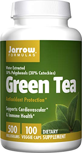 Jarrow Formulas Green Tea 500mg - 100 Cápsulas Jarrow Formulas Green Tea 500mg - 100 Cápsulas
