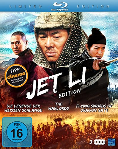 Jet Li Edition (Die Legende der Weißen Schlange / The Warlords / Flying Swords of Dragon Gate) (3 Blu-rays) [Blu-ray] [Collector's Edition] [Alemania]