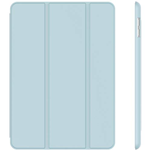 JETech Funda para iPad (9,7 Pulgadas 2018/2017 Modelo), Carcasa con Soporte Función, Auto-Sueño/Estela, Azul Claro