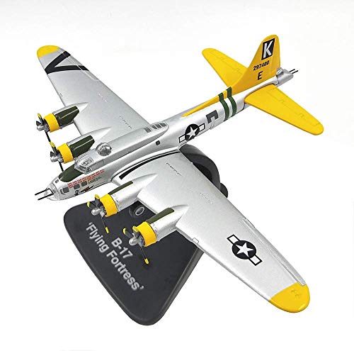 JHSHENGSHI Modelo de avión Militar 1/144, Modelo con Acabado de aleación de Bombardero B-17 de la Segunda Guerra Mundial, Juguetes para Adultos y coleccionables