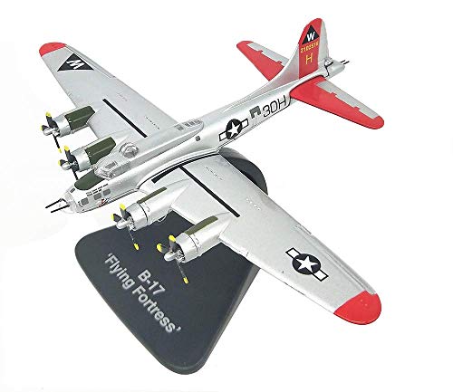 JHSHENGSHI Modelo de avión Militar 1/144, Modelo con Acabado de aleación de Bombardero B-17 de la Segunda Guerra Mundial, Juguetes para Adultos y coleccionables