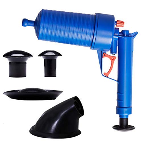 JKHK Drain Cleaning Tool,Toilet Plunger Kitchen Sink Sewer Dredge Tool,Mini Air Power Toilet Plunger Manual Pump Cleaner Used for Kitchen, Bathroom, Dredge Pipe, Sewer Drain Blaster Drain Cleaner