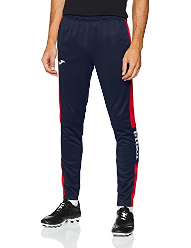 Joma 100761.306 Pantalones, Hombre, Azul Marino/Rojo, M