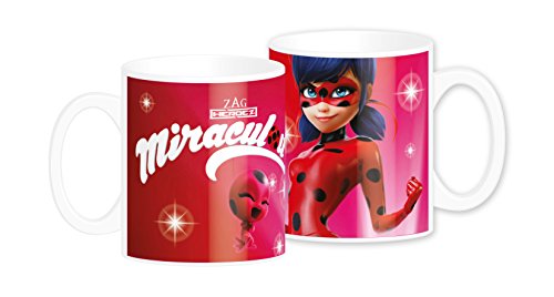Joy Toy 66004 figuras and charactere Lady Bug cerámica Taza en paquete regalo (320 ml) 12 x 9 x 10 cm