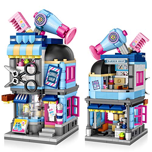 joylink Juego de Construcción, Peluquería Set de Construcción con 403 Bloques Bloques de Construcción Educativos Set de Construcción de Juguete para Niños a Mayores de 6 Años joylink Juego de Construcción, Peluquería Set de Construcción con 403 Bloques Bloques de Construcción Educativos Set de Construcción de Juguete para Niños a Mayores de 6 Años