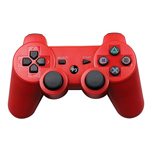 Joystick 3 Gamepad Switch Accesorios de juego Rojo Bluetooth Gamepad Controlador PS 3 Consola inalámbrica Rojo