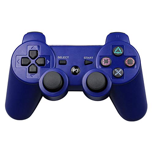 Joystick 3 Gamepad Switch Bluetooth Gamepad Controlador PS 3 Consola inalámbrica Azul