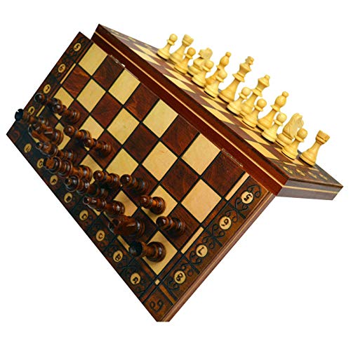 Juego De Ajedrez - Juego De Ajedrez 3 En 1 De Damas Y Backgammon, Juego De Ajedrez De Madera Magnética Con Almacenamiento, Juego De Tablero De Ajedrez Plegable Portátil De Viaje Para Niños Y Adultos Juego De Ajedrez - Juego De Ajedrez 3 En 1 De Damas Y Backgammon, Juego De Ajedrez De Madera Magnética Con Almacenamiento, Juego De Tablero De Ajedrez Plegable Portátil De Viaje Para Niños Y Adultos