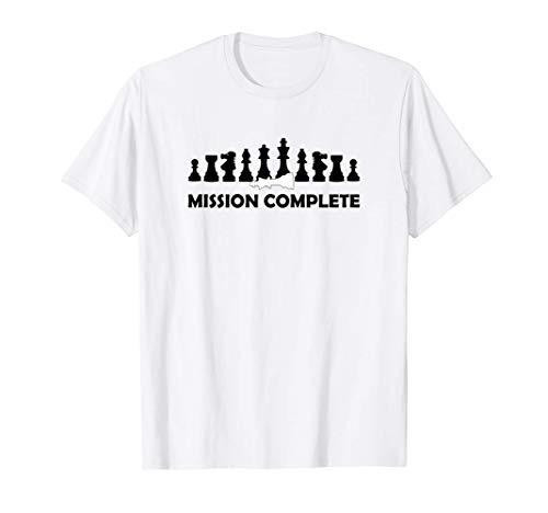 Jugador de ajedrez - Piezas de ajedrez - Misión Completa Camiseta