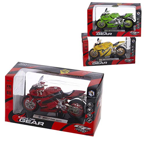 JUINSA- Moto Carreras luz-sonid 13 cm (95756) JUINSA- Moto Carreras luz-sonid 13 cm (95756)