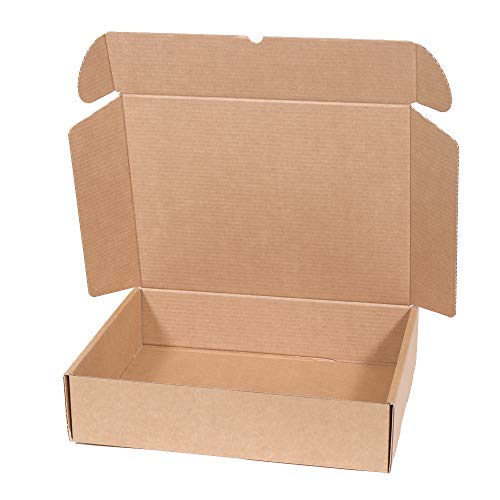 Kartox | Caja de Cartón Kraft Para Envío Postal | Caja de Cartón Automático para Envío o Almacenaje | Talla XL | 42 X 30 X 10 | 20 Unidades