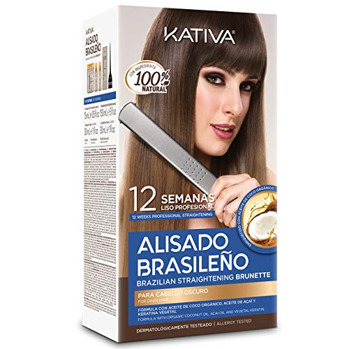 Kativa Kativa Alisado Brasileno Cabello Oscuro Lote 6 Pz 200 g