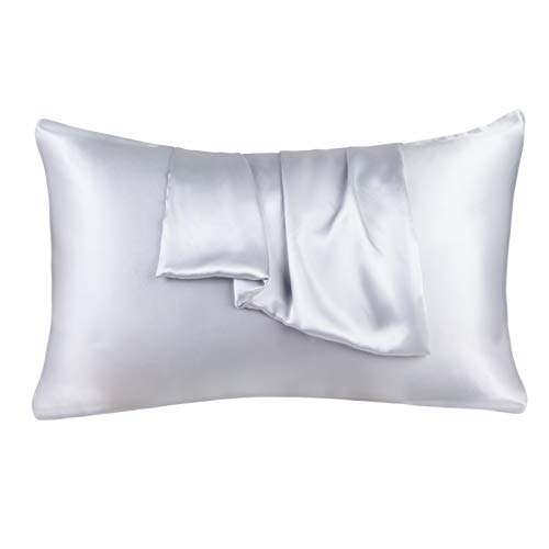 KEAFOLS Funda Almohada 50x75cm de Seda Natural, hipoalergénico, 19 Momme, 100% de Seda Funda de Almohada de Seda para Pelo Rizado, tamaño Queen con Cremallera Oculta,1 Unidad, Marfil KEAFOLS Funda Almohada 50x75cm de Seda Natural, hipoalergénico, 19 Momme, 100% de Seda Funda de Almohada de Seda para Pelo Rizado, tamaño Queen con Cremallera Oculta,1 Unidad, Marfil