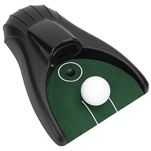 KEENSO Golf Putting Green, Tapetes para Putting de Pelota de Golf, Máquina de Retorno de Putting de Golf, Bola de Retorno a Batería, Práctica en Casa, Oficina, Fiestas