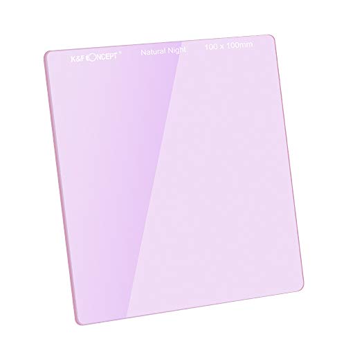 K&F Concept Filtro Cuadrado de Color Morado 100x100x2.0mm para Fotografia Impermeable para Intensificar el Color del Cielo K&F Concept Filtro Cuadrado de Color Morado 100x100x2.0mm para Fotografia Impermeable para Intensificar el Color del Cielo