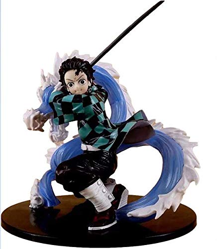 Kimetsu No Yaiba - Figura de matar de demones, modelo de figura de anime japonés, Figura de Tanjiro Kamado Figura Nezuko, regalos de decoración de matar de demones realistas en PVC Kimetsu No Yaiba - Figura de matar de demones, modelo de figura de anime japonés, Figura de Tanjiro Kamado Figura Nezuko, regalos de decoración de matar de demones realistas en PVC