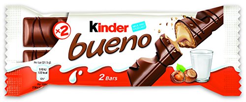 Kinder Bueno Chocolate Bars 44 g (Pack of 30)