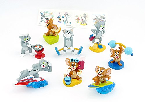 Kinder Überraschung 1 juego de Tom y Jerry (8 figuras + 1 BPZ). Kinder Überraschung 1 juego de Tom y Jerry (8 figuras + 1 BPZ).