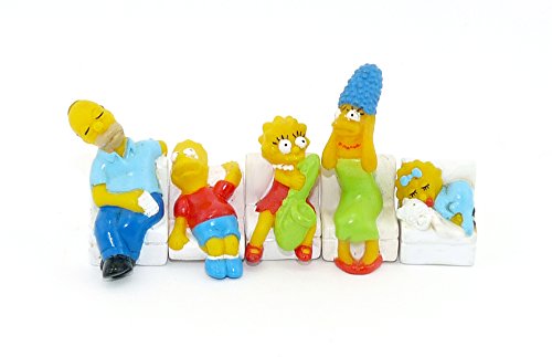 Kinder Überraschung Familia Simpson como Figuras en el sofá
