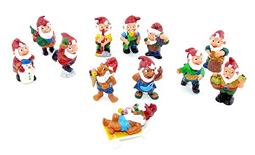 Kinder Überraschung Niños Sorpresa 12 Figuras La Maceta De zwergen Mediante la Estaciones de 1994 Conjuntos de (Completo) Kinder Überraschung Niños Sorpresa 12 Figuras La Maceta De zwergen Mediante la Estaciones de 1994 Conjuntos de (Completo)