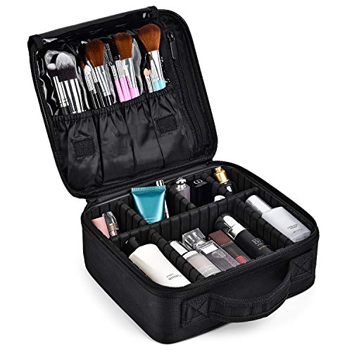 Kit de Maquillaje Neceser Make Up Bolso de Cosméticos Portable Organizador Maletín para Maquillaje Maleta de Makeup Profesional con Divisiones Extraíbles Kit de Maquillaje Neceser Make Up Bolso de Cosméticos Portable Organizador Maletín para Maquillaje Maleta de Makeup Profesional con Divisiones Extraíbles