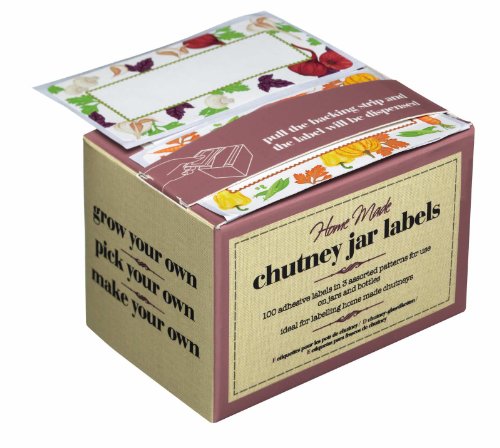 Kitchen Craft - Caja de etiquetas adhesivas para mermelada o conservas (en inglés),100 unidades