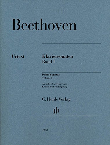 Klaviersonaten 1 br., Urtext: Ausgabe ohne FS, Klavier zu zwei Händen; ; Tasteninstrumente; Klavier; Ausgabe ohne Fingersatz;