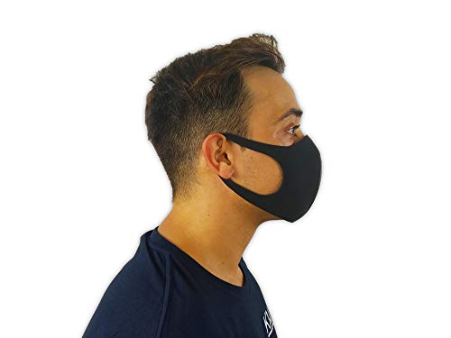 KMINA - Mascarillas Reutilizables Económicas (Pack x20 uds.), Mascarillas Negras, Mascarillas Lavables, Mascarilla Negra de Gomaespuma, Higiénicas, Protección Facial, Material Gomaespuma KMINA - Mascarillas Reutilizables Económicas (Pack x20 uds.), Mascarillas Negras, Mascarillas Lavables, Mascarilla Negra de Gomaespuma, Higiénicas, Protección Facial, Material Gomaespuma