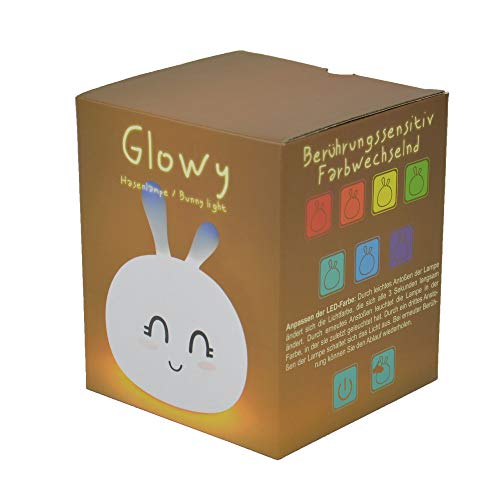 Kögler Soft Hasen – Lámpara de Silicona, Blanco Cambio de Color, fácil Control táctil, Funciona con Pilas, Aprox. 12 x 14,5 cm, Ideal para Habitaciones Infantiles o como luz Nocturna, carbón Kögler Soft Hasen – Lámpara de Silicona, Blanco Cambio de Color, fácil Control táctil, Funciona con Pilas, Aprox. 12 x 14,5 cm, Ideal para Habitaciones Infantiles o como luz Nocturna, carbón