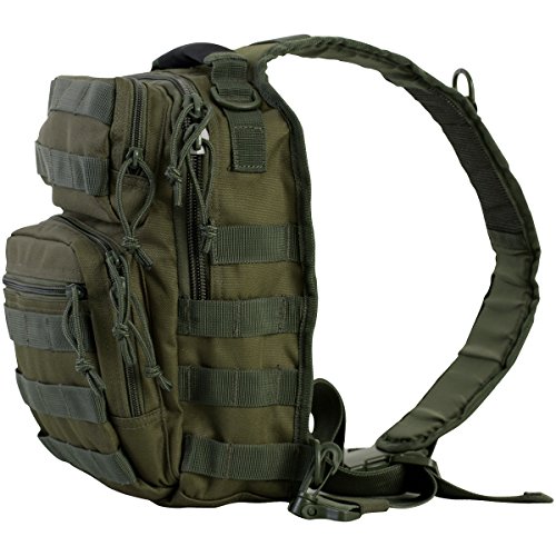 Kombat UK Unisex Mini Molle Recon Bolsa de Hombro, Color Verde, Talla única