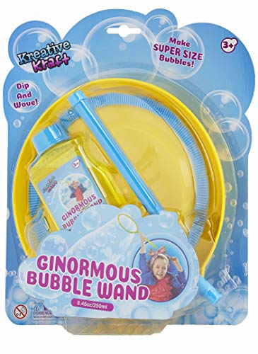 KreativeKraft Pomperos para Niños, Juego Pompas Jabon Gigantes, Incluye Varita para Hacer Burbujas de Jabon Enormes y Bote Jabon, Juegos al Aire Libre Jardin, Regalos Originales para Niños KreativeKraft Pomperos para Niños, Juego Pompas Jabon Gigantes, Incluye Varita para Hacer Burbujas de Jabon Enormes y Bote Jabon, Juegos al Aire Libre Jardin, Regalos Originales para Niños