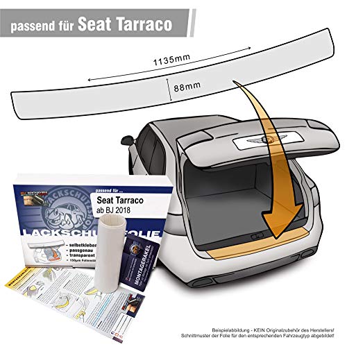 Lackschutzshop - Lámina protectora autoadhesiva para borde de carga (lámina para coche y lámina protectora), transparente, 150 µm, para modelo ver descripción. Lackschutzshop - Lámina protectora autoadhesiva para borde de carga (lámina para coche y lámina protectora), transparente, 150 µm, para modelo ver descripción.