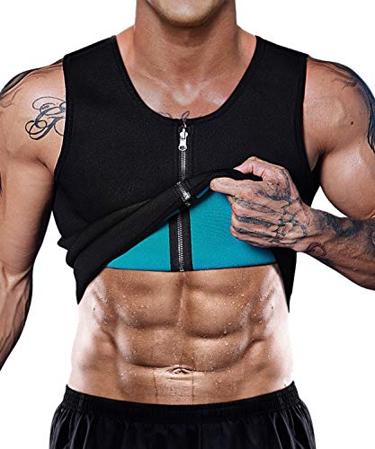 LaLaAreal Faja Reductora Adelgazante Hombre Neopreno Camiseta Reductora Compresion de Sauna Deportivo, Talla 5XL LaLaAreal Faja Reductora Adelgazante Hombre Neopreno Camiseta Reductora Compresion de Sauna Deportivo, Talla 5XL
