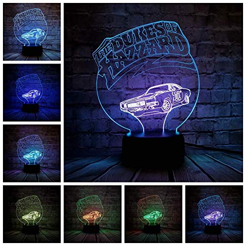 Lámpara 3D Coche La luz nocturna/Iluminación LED multicolor/Regalo de Navidad para niños de mesa/Decoración para el hogar-in Luces de noche LED de Lights/Touch and Remote Lámpara 3D Coche La luz nocturna/Iluminación LED multicolor/Regalo de Navidad para niños de mesa/Decoración para el hogar-in Luces de noche LED de Lights/Touch and Remote