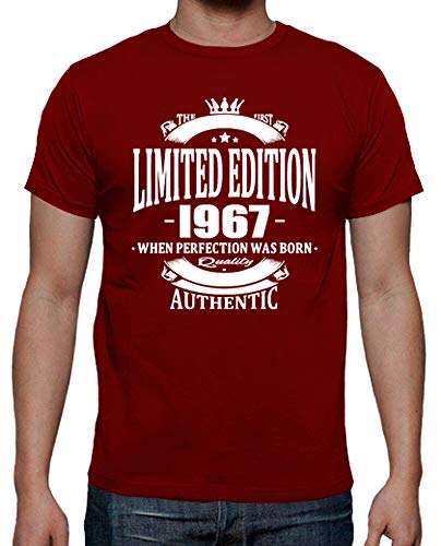 latostadora - Camiseta Limited Edition 1967 para Hombre Rojo XL