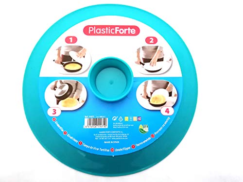 LCQI Tapa Volteatortillas Dar Vuelta Gira Tortilla Patata (Azul) LCQI Tapa Volteatortillas Dar Vuelta Gira Tortilla Patata (Azul)
