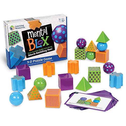 Learning Resources- Juego de razonamiento analítico Mental Blox, Multicolor (LER9280) , color/modelo surtido