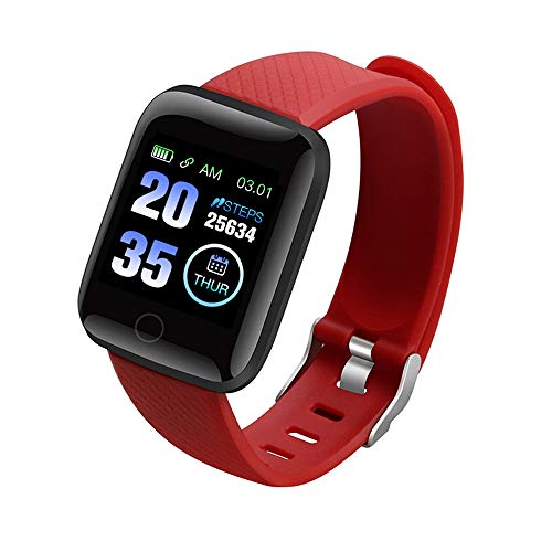 Leeofty 1.3-Inch Touchscreen Smart Bracelet Sports Watch Waterproof Fitness Tracker Blood Pressure Heart Rate Blood Oxygen Monito