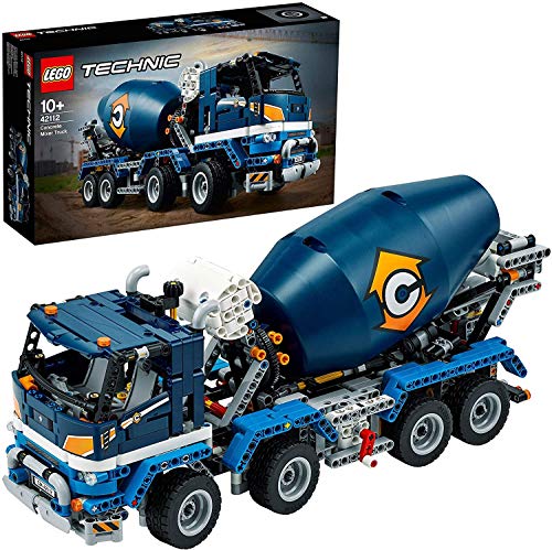 LEGO 42112 Technic Camión Hormigonera, Coche de Juguete de Construcción