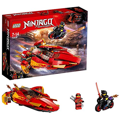 LEGO Ninjago - Katana V11, Juguete Divertido y Educativo de Construcción para Niños y Niñas de 7 a 14 Años, Incluye Minifigura de Ninja y Moto (70638)