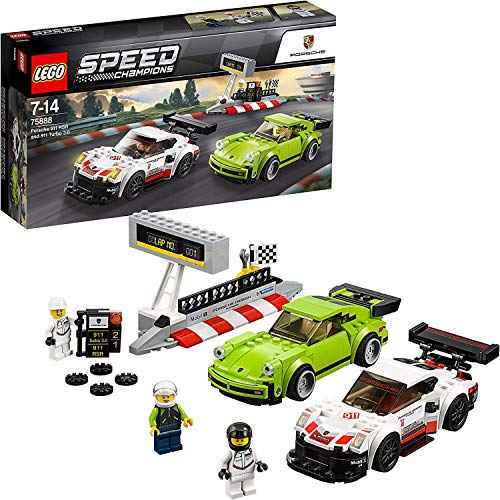 LEGO Speed Champions - Porsche RSR y 911 Turbo 3.0, Juguete de Coches de Carreras para Construir, Jugar y Exponer, Incluye Minifiguras de Pilotos y Barrera de Boxes (75888) LEGO Speed Champions - Porsche RSR y 911 Turbo 3.0, Juguete de Coches de Carreras para Construir, Jugar y Exponer, Incluye Minifiguras de Pilotos y Barrera de Boxes (75888)