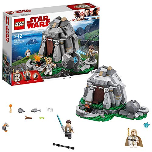 LEGO Star Wars- Ahch-To Island Training Episode VIII Star Wars Juego de Construcción, Multicolor, única (75200)