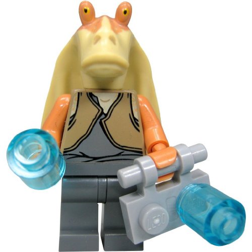LEGO Star Wars - Figura de Jar Jar Binks (del Juego 7929) con Accesorios