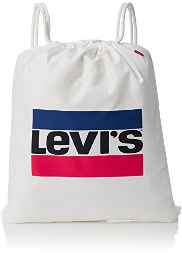 Levi's - ® Everyday Gym Bag Olympic, Mochilas Hombre, Blanco (Noir Regular White), 1x43x36 cm (W x H L)