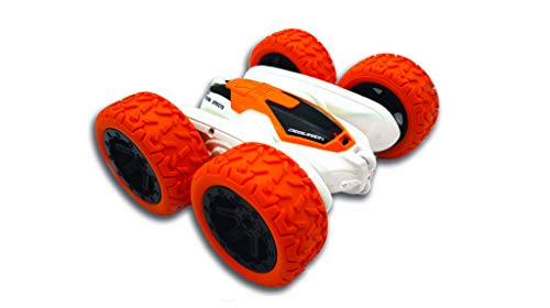 LEXIBOOK- Crosslander Luminoso Terreno, Control Remoto de Pulsera, Coche controlado por Radio, Recargable, Juego de acción electrónico, Blanco/Naranja, Color LEXIBOOK- Crosslander Luminoso Terreno, Control Remoto de Pulsera, Coche controlado por Radio, Recargable, Juego de acción electrónico, Blanco/Naranja, Color