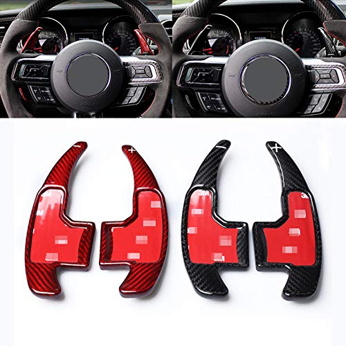 Lfldmj Paleta de Cambio, para Ford Mustang EcoBoost GT GT500 Shelby GT 350 2015-2020 Cambio de Caja de Cambios de extensión de Volante Lfldmj Paleta de Cambio, para Ford Mustang EcoBoost GT GT500 Shelby GT 350 2015-2020 Cambio de Caja de Cambios de extensión de Volante