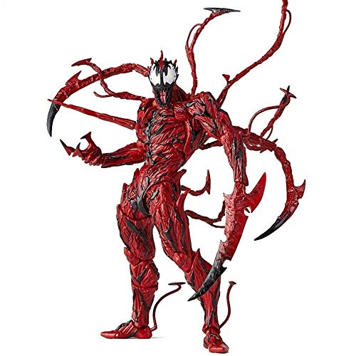 Lfy Modelo De Juguete Personaje De La Película Marvel Avengers Spider-Man Red Venom Matanza Modelo Conjunto Muñeco De Juguete Móvil 17 CM