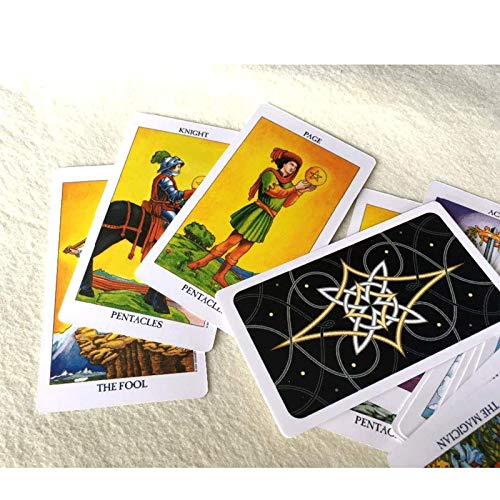 LHJY 2020 Radiant Rider Wait Tarot Cards Full English Factory Made Tarot Card con Caja Colorida Juego De Mesa De Adivinación (2 Juegos)