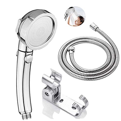 LHQ-HQ Sobrealimentado de la Cabeza de Ducha, de Mano sin Fisuras del Soporte + Ducha de la Manguera Baño Ducha de Mano Cabezal de Ducha de Pared de Tres velocidades Cromo Conjunto de Ducha LHQ-HQ Sobrealimentado de la Cabeza de Ducha, de Mano sin Fisuras del Soporte + Ducha de la Manguera Baño Ducha de Mano Cabezal de Ducha de Pared de Tres velocidades Cromo Conjunto de Ducha